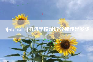 昌乐消防学校录取分数线是多少