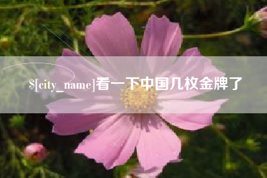 昌乐看一下中国几枚金牌了