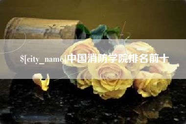 昌乐中国消防学院排名前十