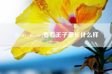 昌乐看看王子豪长什么样