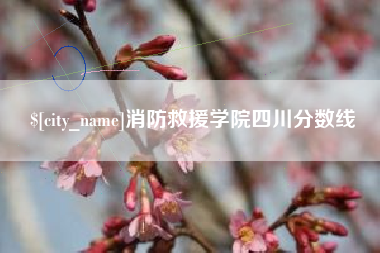 昌乐消防救援学院四川分数线