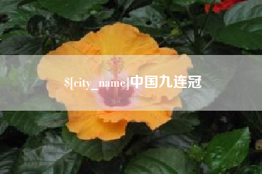 昌乐中国九连冠