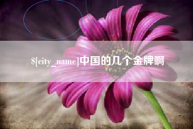 昌乐中国的几个金牌啊