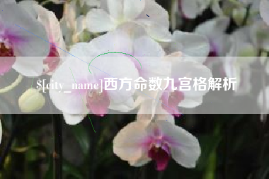 昌乐西方命数九宫格解析