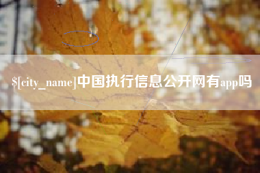 昌乐中国执行信息公开网有app吗