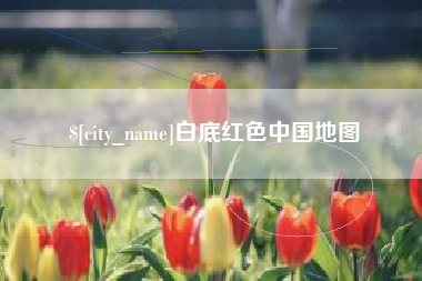 昌乐白底红色中国地图
