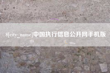 昌乐中国执行信息公开网手机版