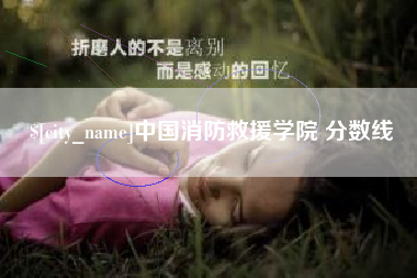 昌乐中国消防救援学院 分数线