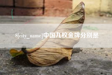 昌乐中国九枚金牌分别是