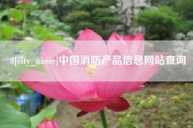 昌乐中国消防产品信息网站查询