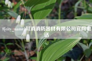 昌乐川消消防器材有限公司官网电话