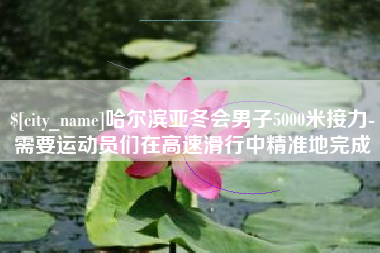 昌乐哈尔滨亚冬会男子5000米接力-需要运动员们在高速滑行中精准地完成