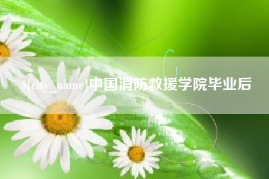 昌乐中国消防救援学院毕业后