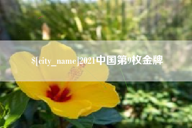 昌乐2021中国第9枚金牌