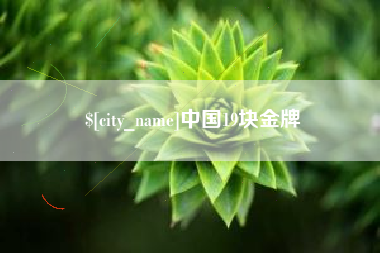 昌乐中国19块金牌