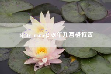 昌乐2020年九宫格位置
