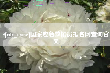 昌乐国家应急救援员报名网查询官网