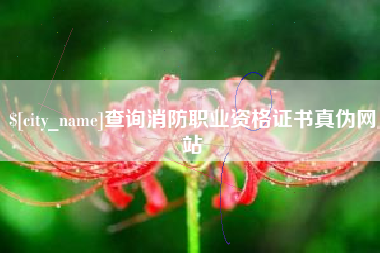 昌乐查询消防职业资格证书真伪网站