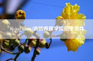 昌乐消防救援学院招生条件