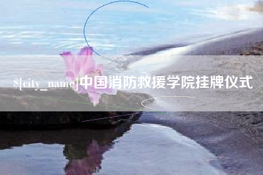 昌乐中国消防救援学院挂牌仪式
