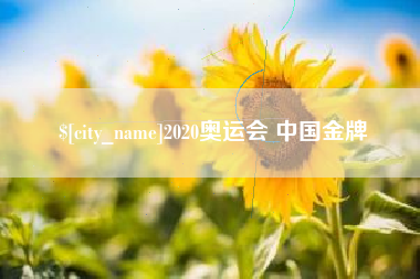 昌乐2020奥运会 中国金牌