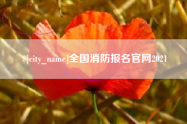 昌乐全国消防报名官网2021